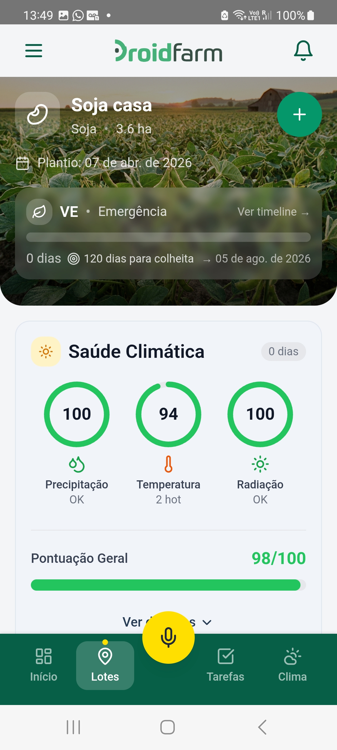 Field detail on mobile device